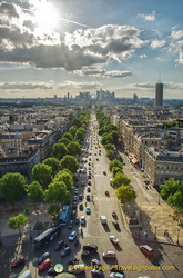 View towards La Défense